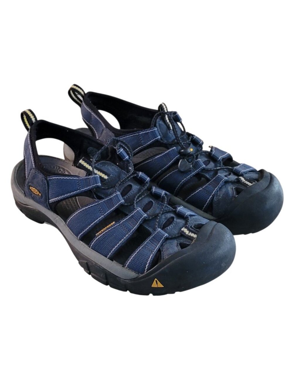 Keen Men's Waterproof Hiking Sandal Trail Shoe Blue Black Sz 12